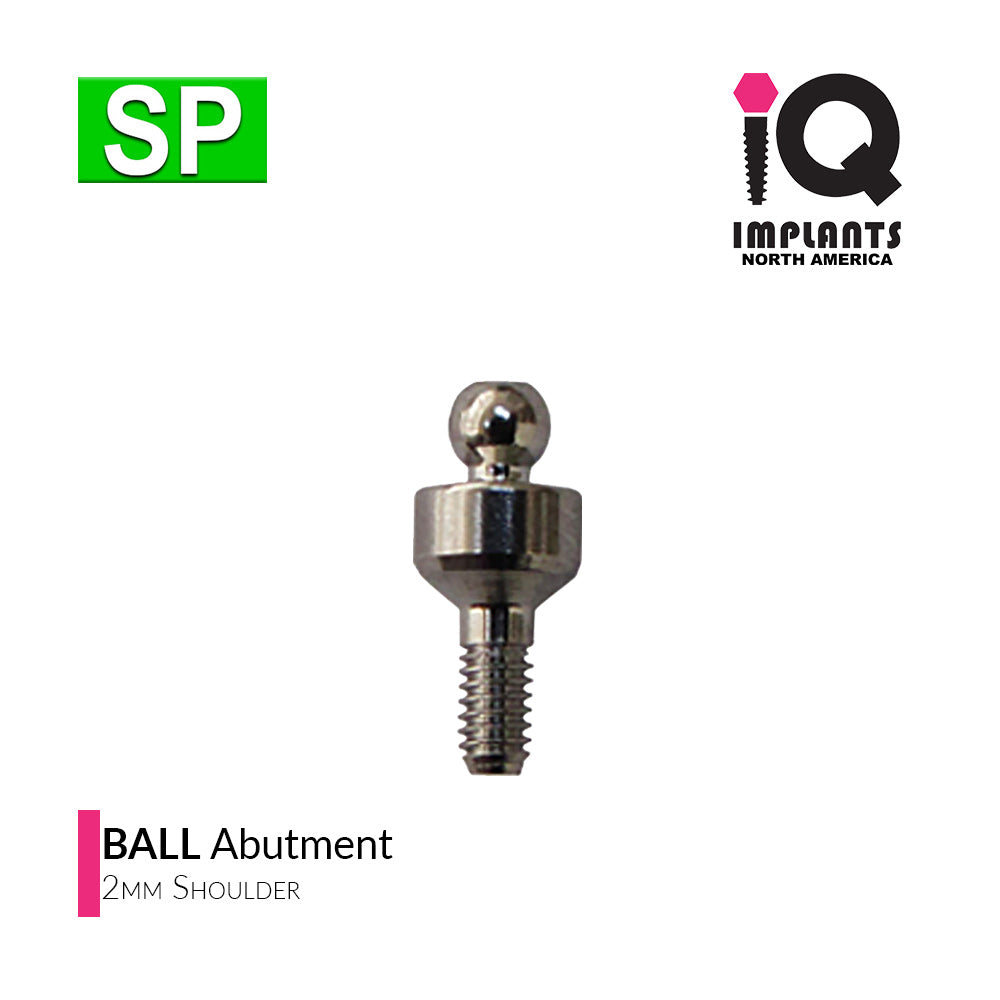 Ball Abutment, 2mm SP