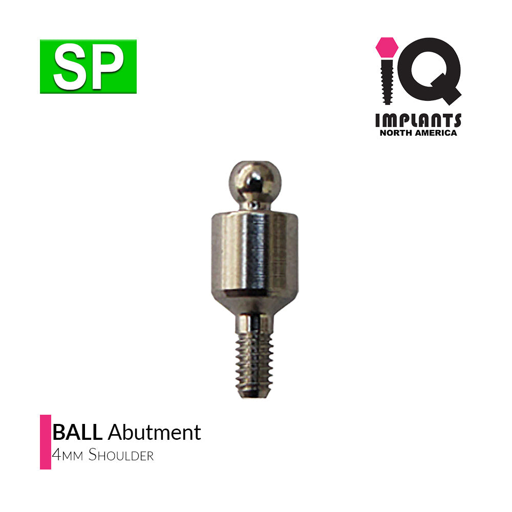Ball Abutment, 4mm SP