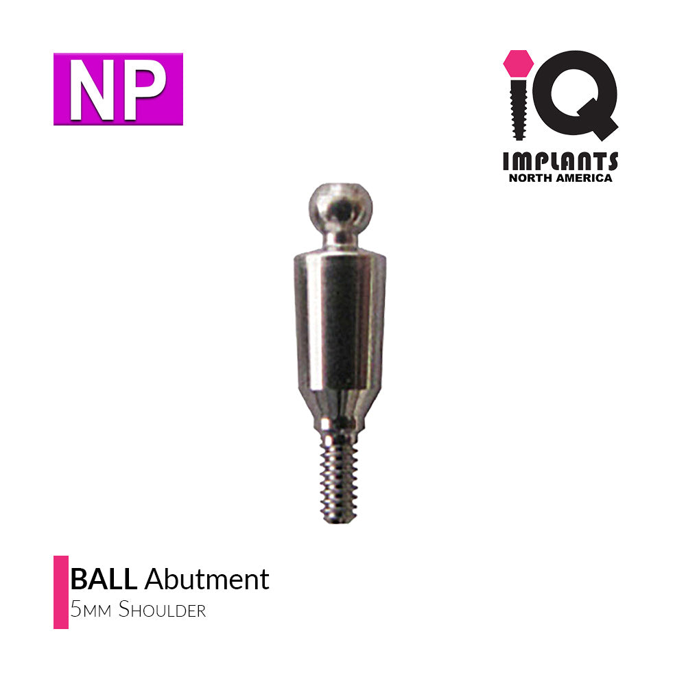 Ball Abutment, 5mm NP