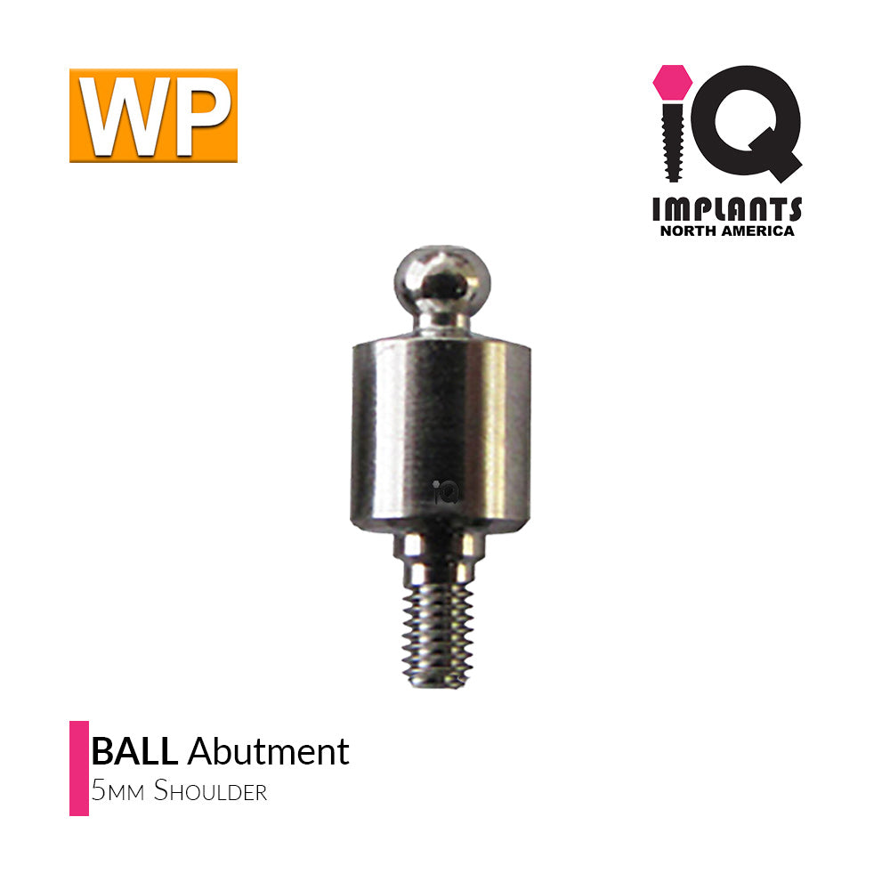 Ball Abutment, 5mm WP