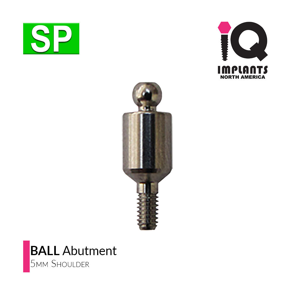 Ball Abutment, 5mm SP