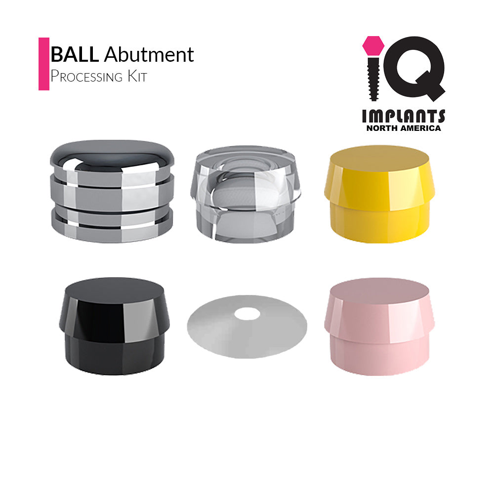 Ball Normal 2.5mm Abutment Initial Processing Package (1 Pack)