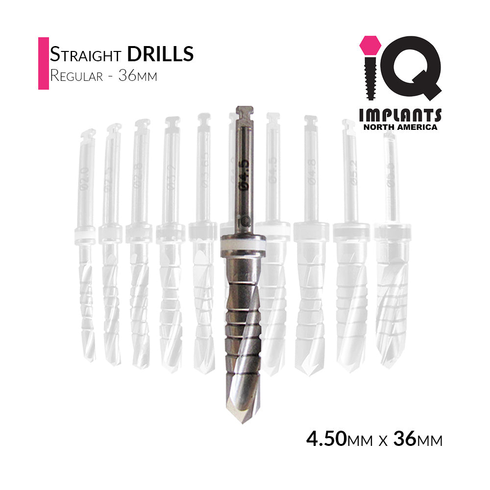 Straight Drill Regular, 4.50mmD x 36mmL