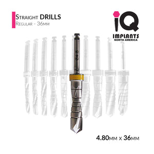 Straight Drill Regular, 4.80mmD x 36mmL
