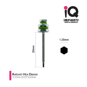 Hex Driver for Ratchet, 1.25mm x20mm