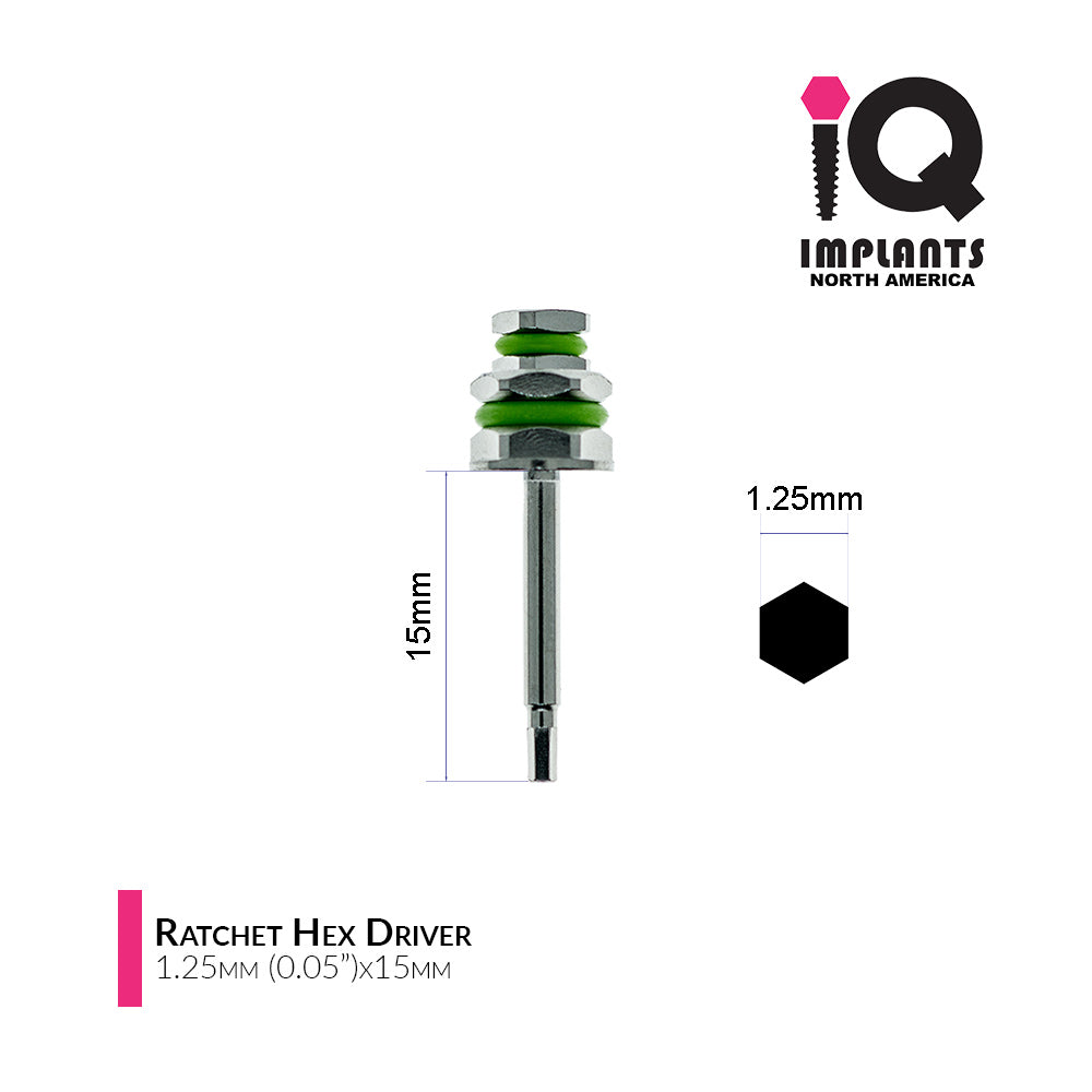 Hex Driver for Ratchet, 1.25mm x15mm