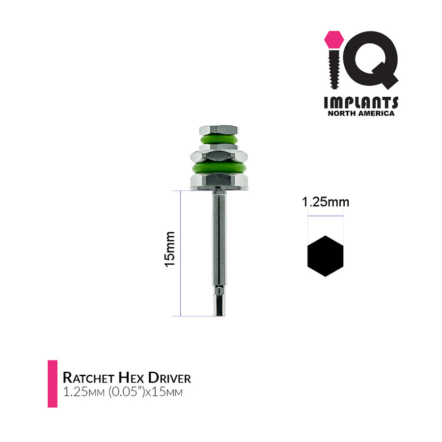 Hex Driver for Ratchet, 1.25mm x15mm