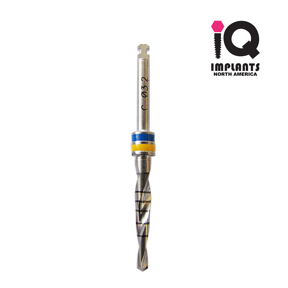 Conical Drill 2.0-3.2mmD by 19mmL with 6-16mm Markings