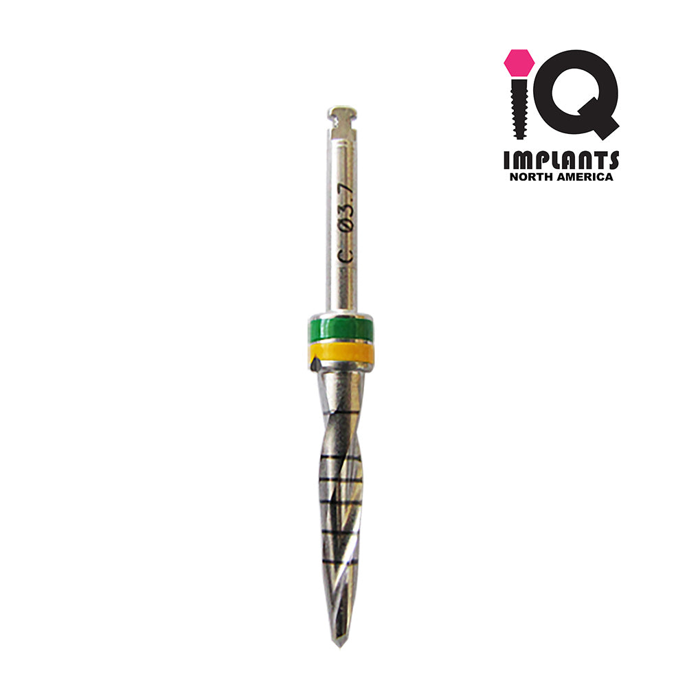 Conical Drill 2.5-3.7mmD by 19mmL with 6-16mm Markings