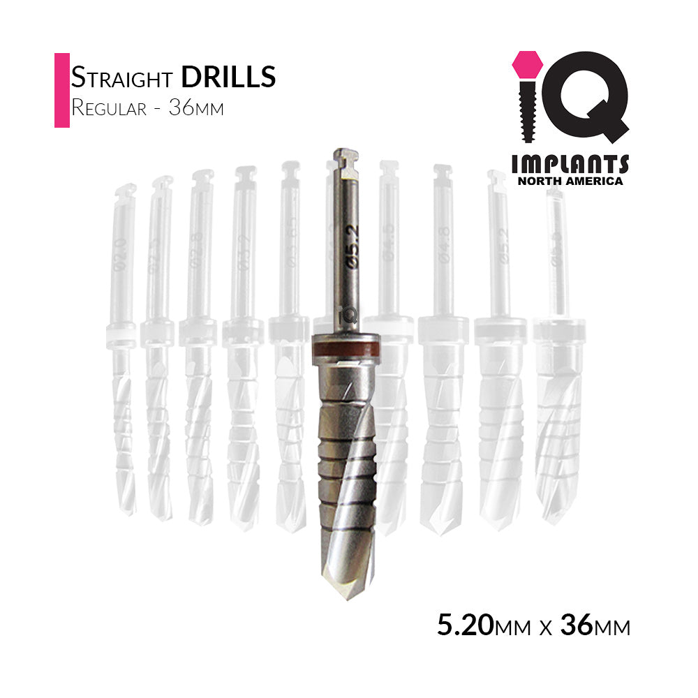 Straight Drill Regular, 5.20mmD x 36mmL