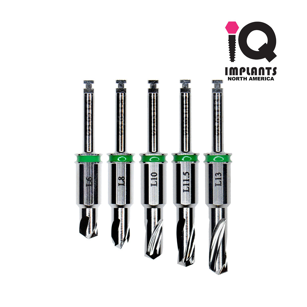 Guided Surgery Replacement Drills, 3.65mm Set