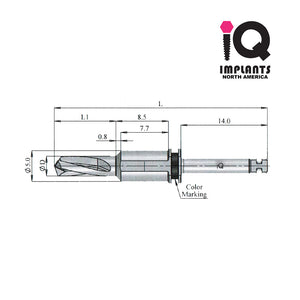 Guided Surgery Replacement Drills, 2.8mm Set