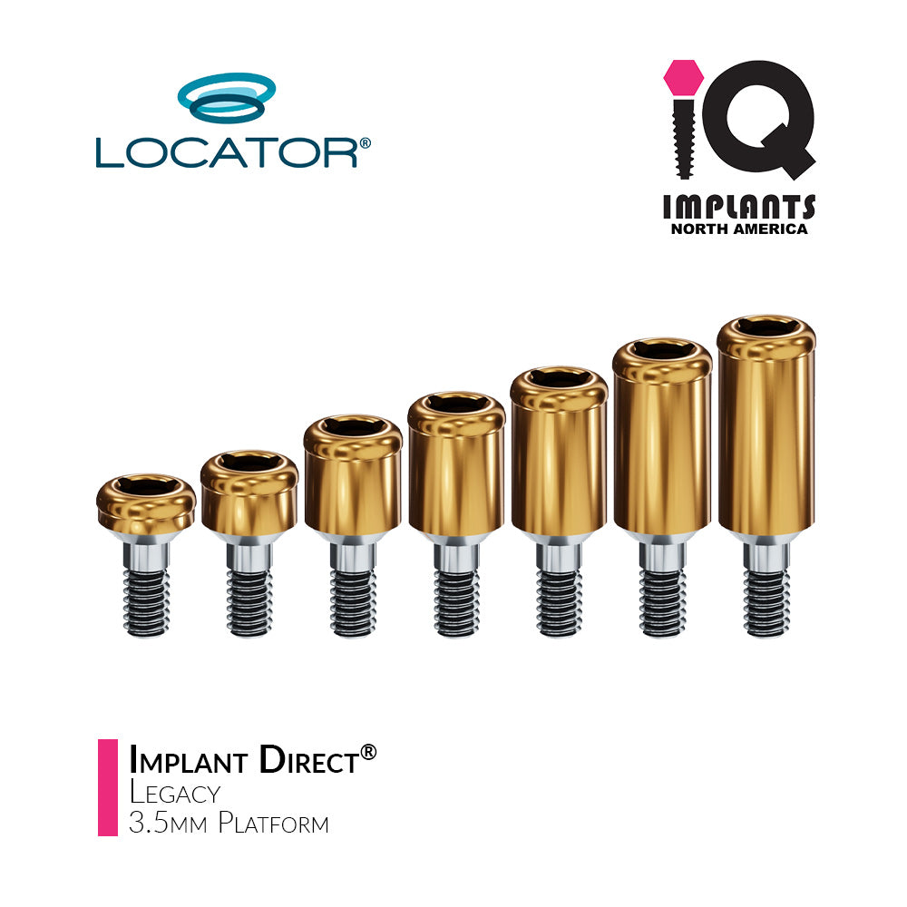IMPLANT DIRECT® Legacy, 3.5 Platform LOCATOR® IQ IMPLANTS USA