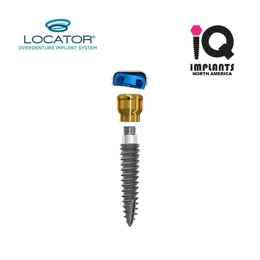 LOCATOR Implants (LODI) in Narrow Range (2.4-2.9mm), All-in-One Pack