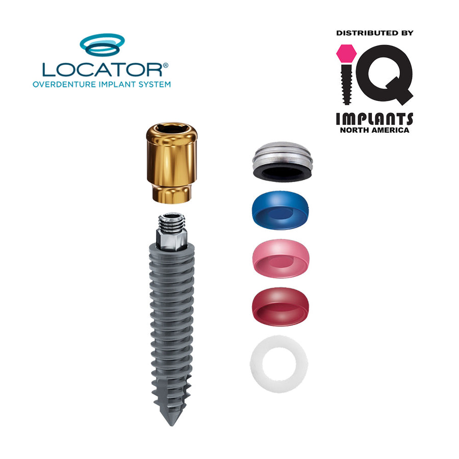 LOCATOR Implants (LODI) in Narrow Range (2.4-2.9mm), All-in-One Pack