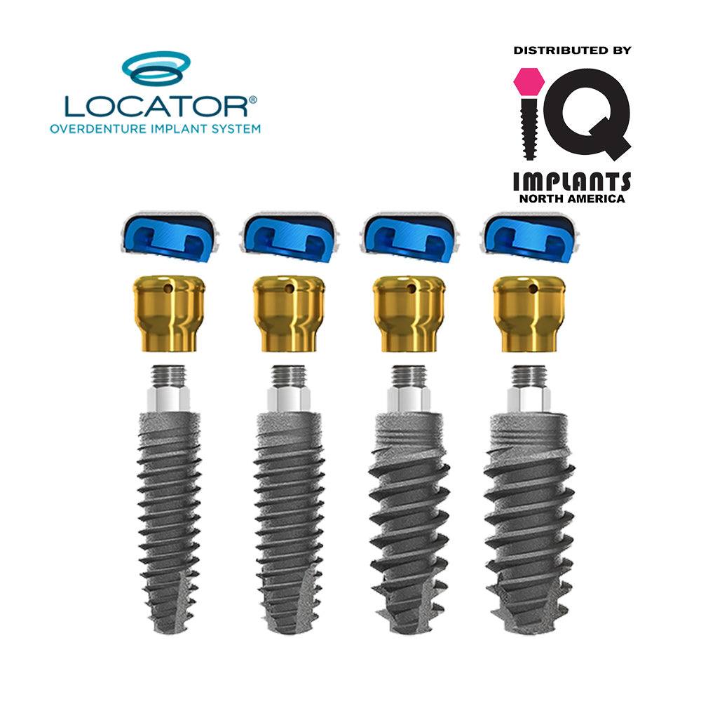 LOCATOR Implants (LODI) in Standard Range (3.5-4.9mm), All-in-One Pack