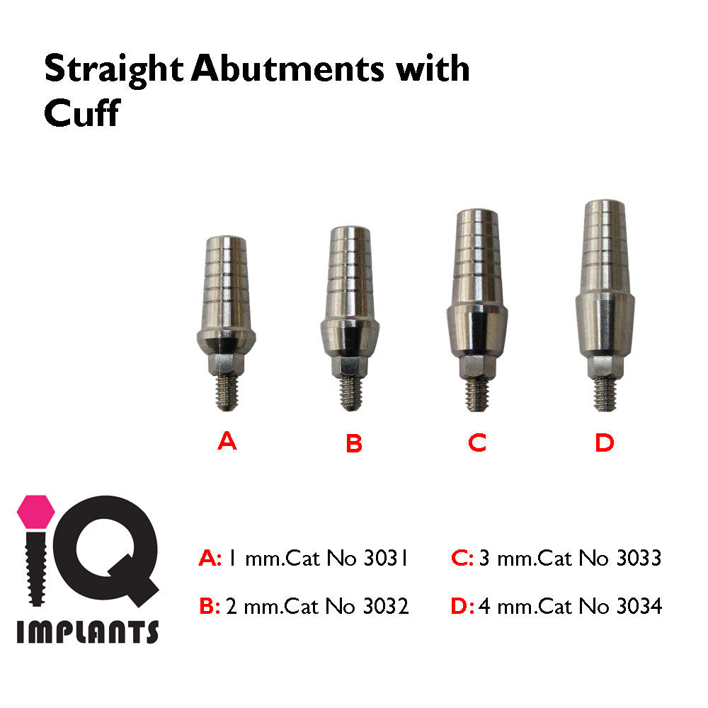 Straight Shoulder Abutment (4 available cuff sizes)