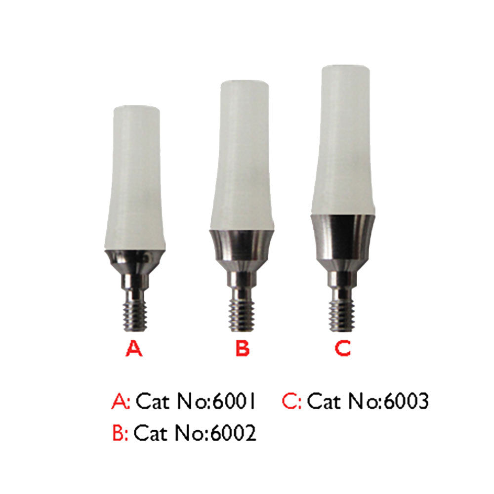 Classic Multiunit Straight Abutment with Anti-rotational Sleeve, (5pk) SP
